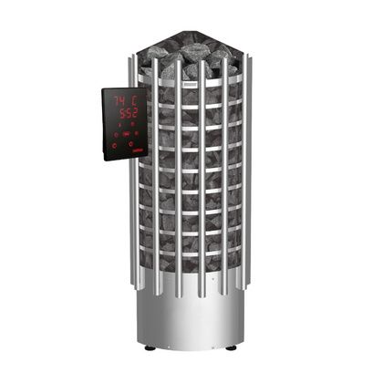 Электрокаменка для сауны Harvia Glow Corner TRC90XE c цифровой панелью управления в Краснодаре