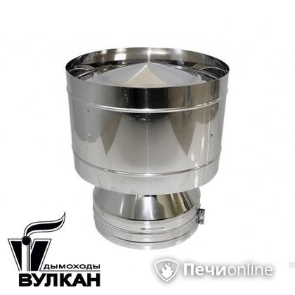 Дефлектор Вулкан DDH с изоляцией 50 мм D=200/300 нержавейка/нержавейка в Краснодаре